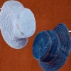 Fashion Wide Brim Bucket Hats - Indigo Denim Hats|Denim