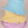 Outlet Wide Brim Denim Bucket Hats - Spring Colors Denim|Hats